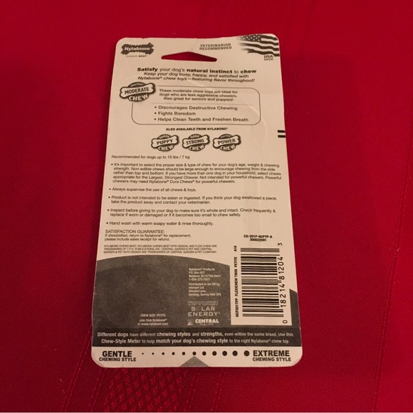 New in package -Nylabone Puppy Chews- 2 pack - Picture 2 of 2